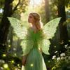 Funny Princess Angel Wing Fairy Wings Organza Sparkling Butterfly Wings Dress UP Cicada Wing Party Props