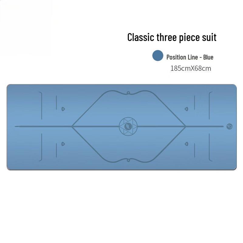 Oeny Yoga and Fitness Mat with Alignment Lines
