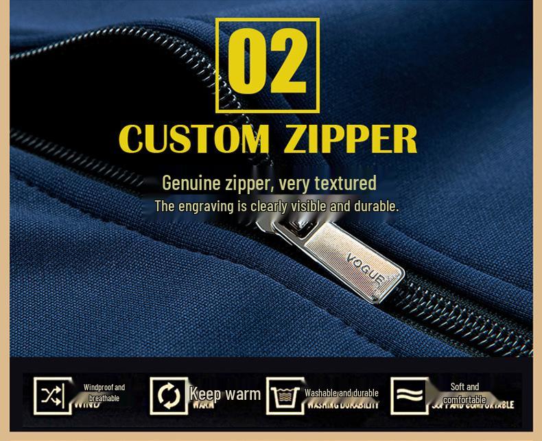 Spring 2025 Men's Casual Long Sleeve Sports Set