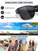 Paquete de 2 Gafas de Sol Polarizadas Fit Over para Hombres Mujeres, Gafas de Sol de Moda para Usar Sobre Gafas, Gafas con Protección UV