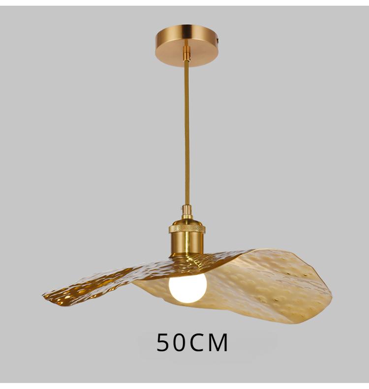 18.2 Inchs Copper Pendant Light Luxury Hanging Lamp for Dining Room Shop Bar Decoration Lighting MJ1116