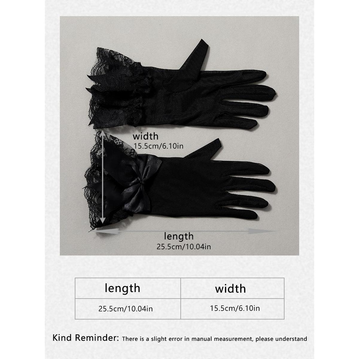 

Свадебные аксессуары для невесты Черные перчатки Короткие свидания Летняя элегантность для женщин и девочек