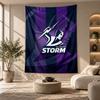 Decorative Tapestry,Melbourne Storm Printed Wall Art, Lightweight Wall Hanging For Bedroom Background