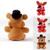Adorable Five Nights At Freddy's Plush Toy Bear Fox Bonnie Golden For Kids Home Decor