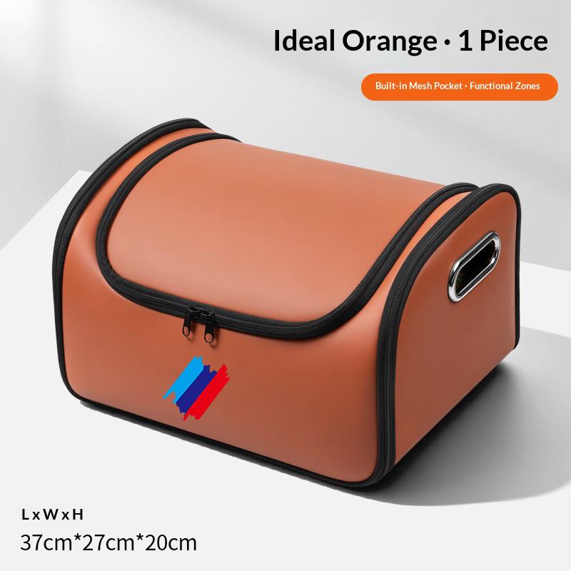Car Trunk Organizer Storage Box Seat Storage Bag with Built-in Pocket For BMW X1 X3 X5 X7 E46 E60 E70 E82 E92 G10 G30 F10 F30