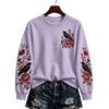 Women's Halloween Pullover Sweatshirt Casual Printed Long Sleeve Top