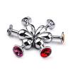 Neue Damen Diamant besetzte Metall Butt Plug Spielzeug Edelstahl Butt Plug Schwanz Kristall Butt Plug Damen Sex Spielzeug Mann Erwachsene Butt Plug