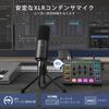 FIFINE XLR Condenser Microphone, Unidirectional, with Microphone Stand, for Gaming, Voice Chat, Streaming, Recording, Telework, Working from Home, Nar
