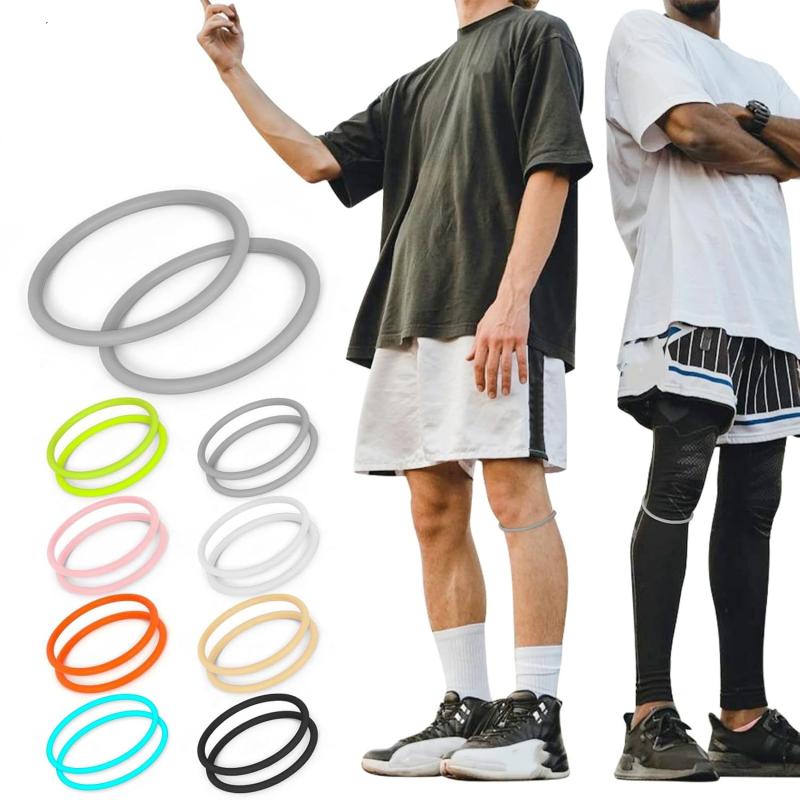 2Pcs Patellar Tendon Support Strap For Knee Pain Relief Knee Bands For Basketball, Running And Hiking, Silicone Patella Band