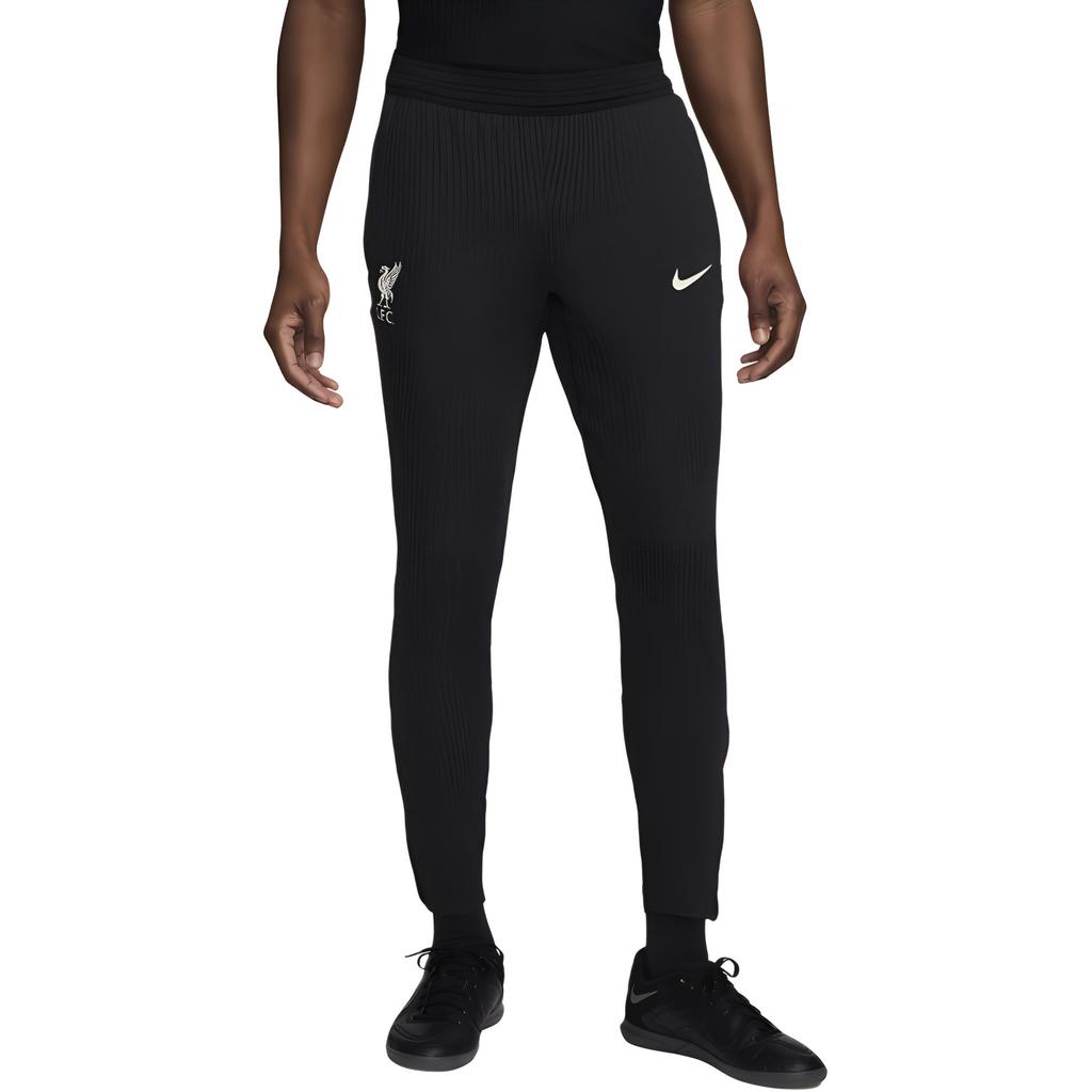 Nike Dri-FIT Liverpool Football Club Logo Print Drawstring Moisture-Wicking Knit Sports Pants Men Pants Black FN9307-010