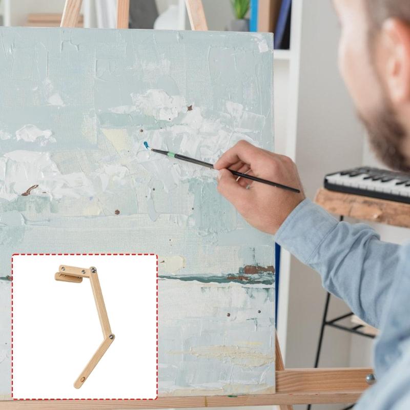 Poggiamano Regolabile per Artisti Supporto Pittorico in Legno per Schizzi, Acquerello, Illustrazione e Lavoro di Dettaglio più Pulito