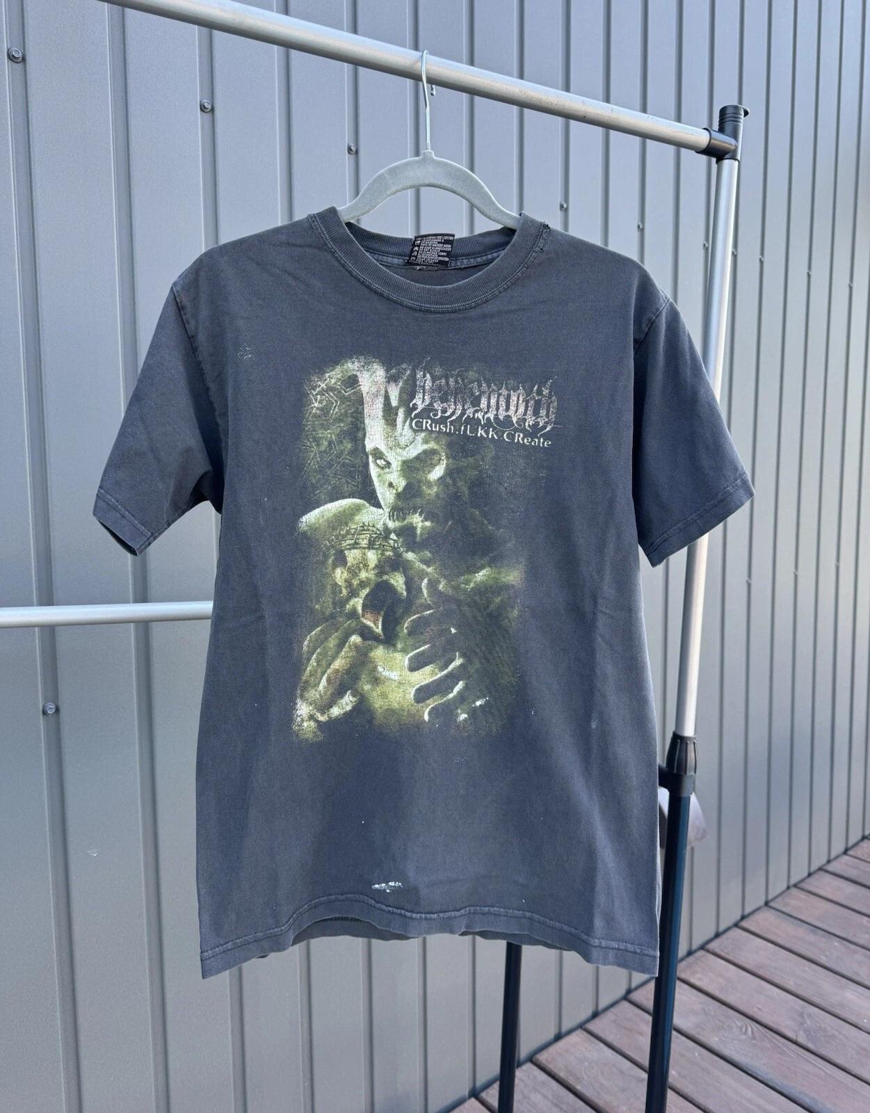 

Vintage 2004 Behemoth Crush Fukk Create Movie Rare Tee Slipknot L