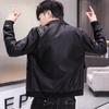 Herbst und Winter Neue Lederbekleidung Herren Koreanische Modemarke Mode Lederjacke Jugend Plüsch Verdickter Mantel Herrenbekleidung