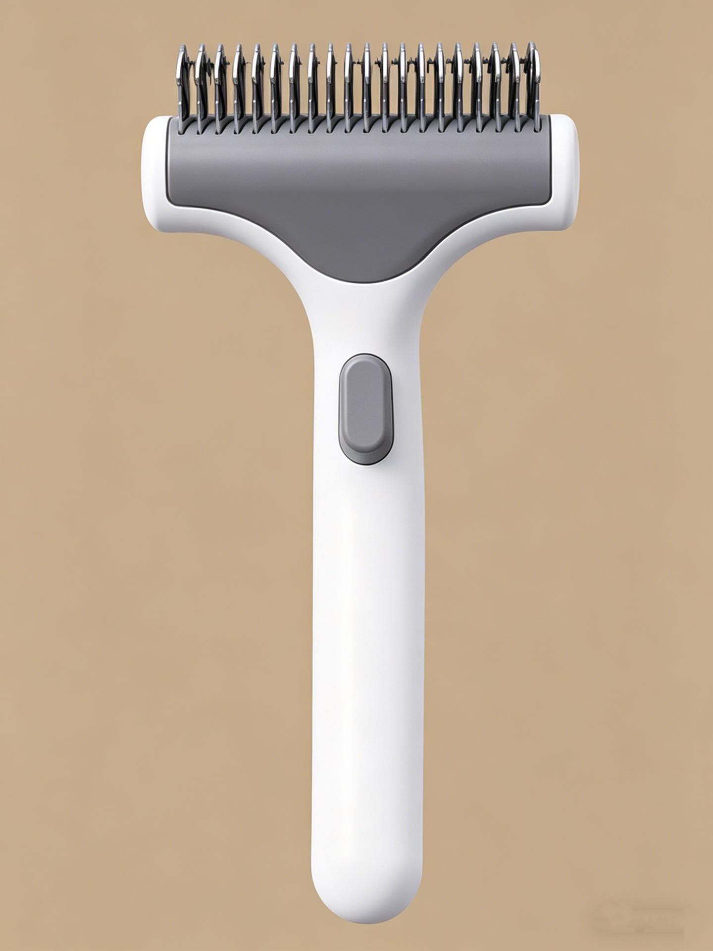 Pet Dematting Comb – One-Button Hair Removal for Cats