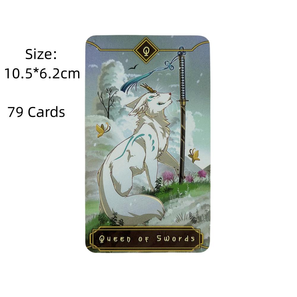 Seasonal Fox Tarot Cards For Beginners And Understanding Meanings On Them Edition Oracle Board Playing Table Games
