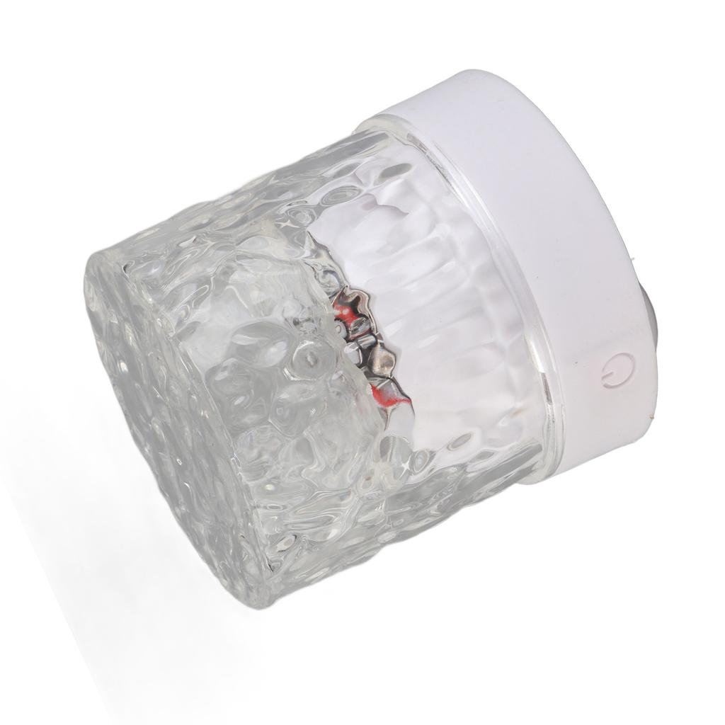 Crystal Table Lamp Projection Dimmable Night Light 16 RGB Color Changing Lamp for Bedroom Bedside 5W USB Charging