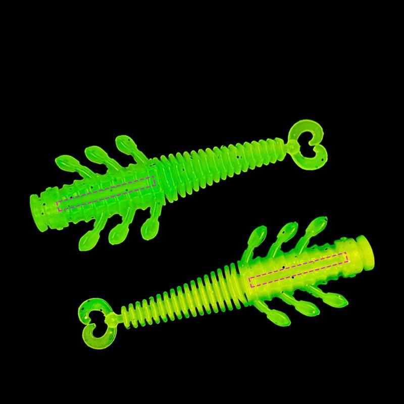 DUODUOYU 8PCS New TPE Soft Fishing Lures 2.1g/60mm Wobblers Iscas Artificial Silicone Wobblers For Pike Swimbait Jigging Lure