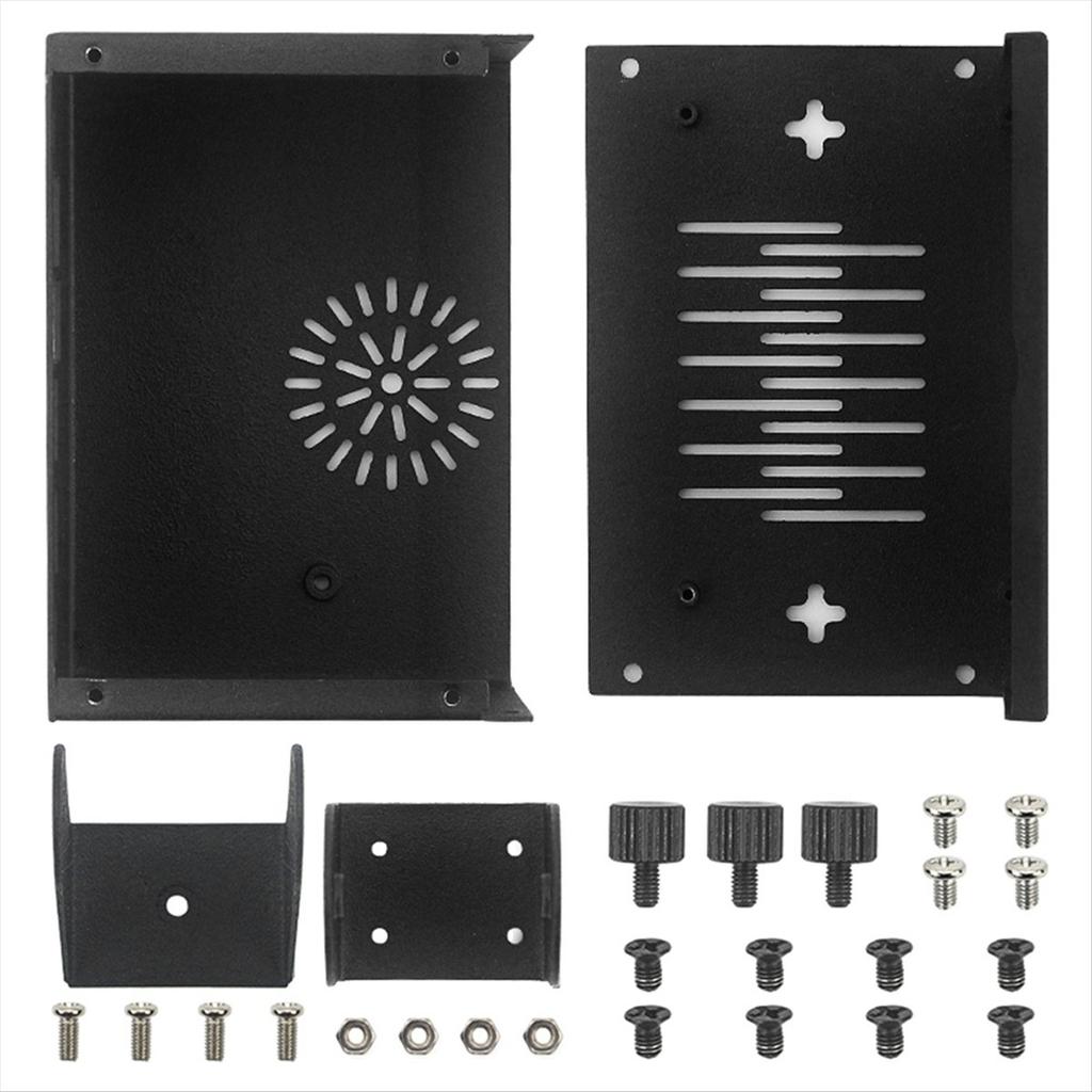 AS62 For NVIDIA Jetson Nano 2GB Metal Case Mini PC Chassis with Camera Holder Holes 160° Camera
