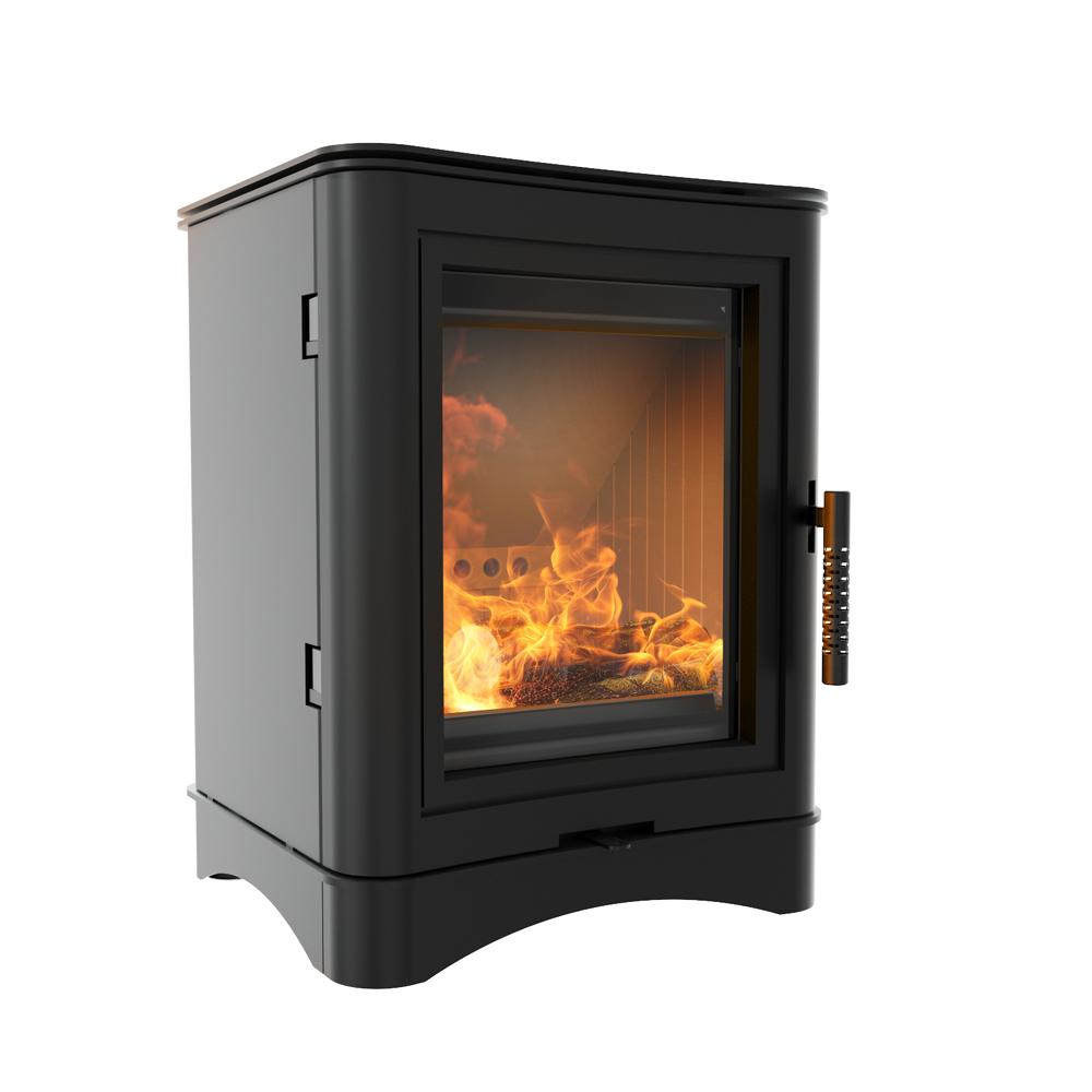 Wood Burning Steel Stove KRATKI K5 Ø 150 7 kW