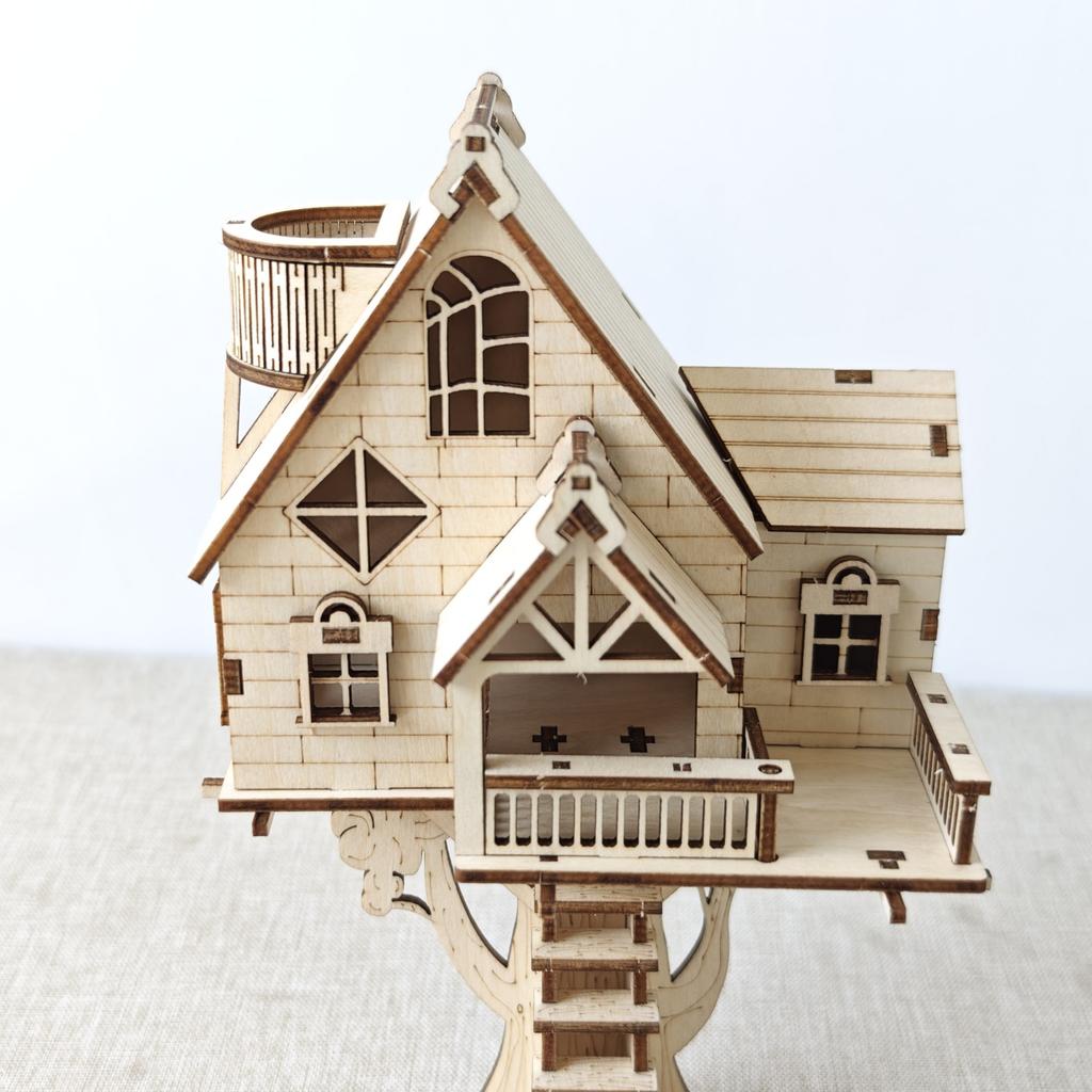 [Mechanical Gear Wooden Puzzle] 3D Mechanical Gear Wooden Puzzle Toy - DIY Model Kit For Adults, Brainstorming Toys, Holiday Gif