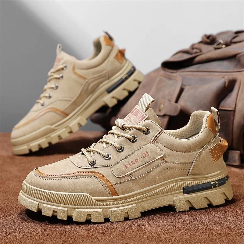 Autumn men's shoes New breathable work safety shoes New multi-purpose non-slip sports comfortable Eva insole rubber upper