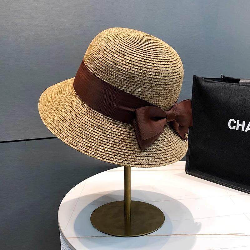 

Straw hat women s summer bow straw beach hat outdoor travel sun protection sun hat 2025 new sun hat Adjustable хакі