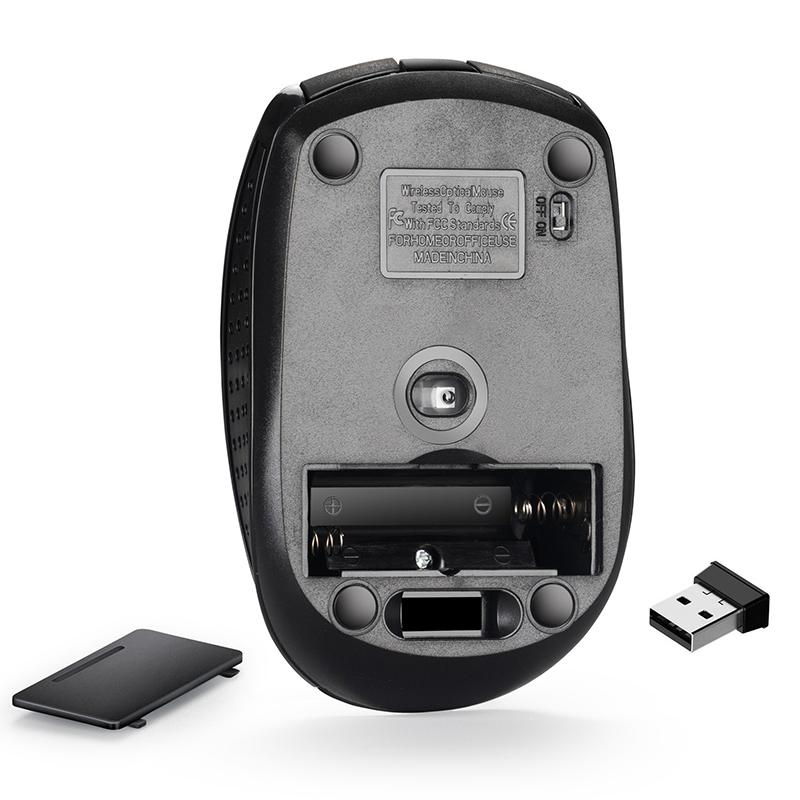 2.4G Usb Red Optical Wireless Mouse 6D For Computer Laptop Gaming Mice Ergonomically-Designed Wireless Mouse