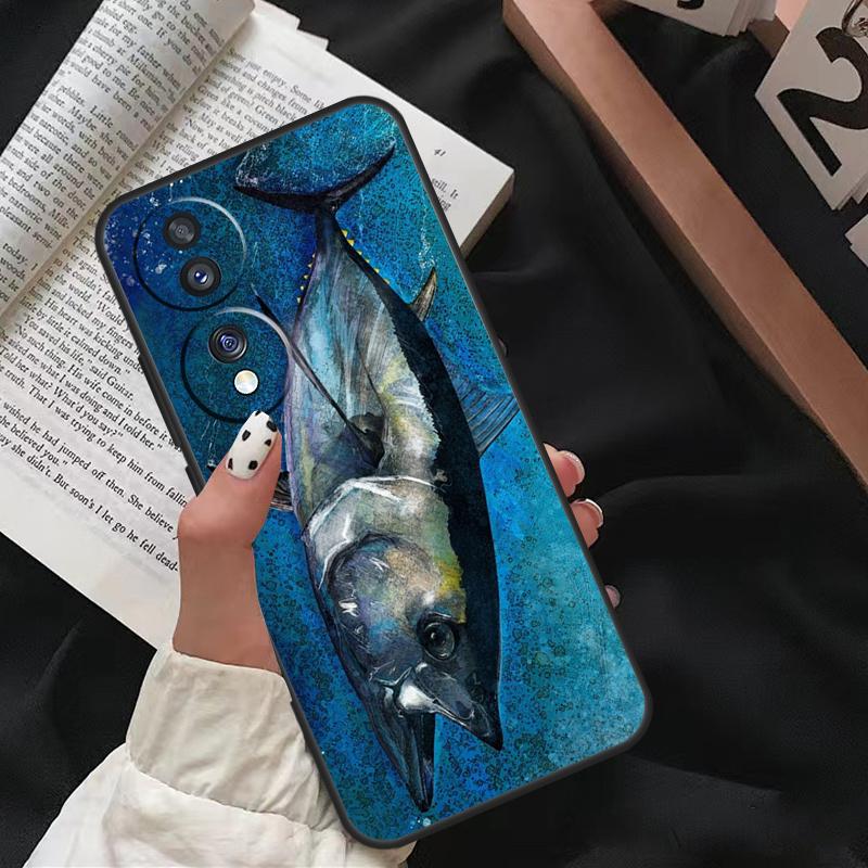 Bluefin Tuna For Honor Magic 8 Pro 6 5 7 Lite Case For Honor 200 400 50 70 90 X8b X9a X9b X9c X9d Win RT