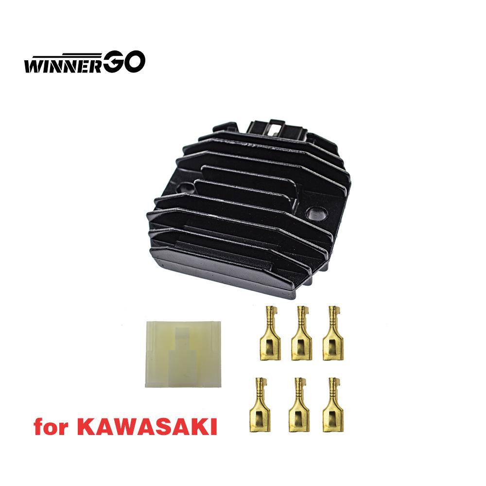 WINNERGO Motorcycle Voltage Regulator Rectifier For Kawasaki KLR 650 KLR650 KLX S 250 KLX250S KLXS250 2008-2018 21066-0027