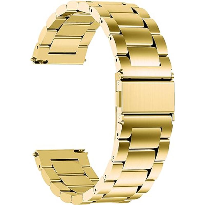 22mm 20mm Stainless Strap For Samsung Galaxy Watch 6 5 4 44mm 40mm 6 Classic Active 2 Bracelet Huawei Gt Magnetic Watch Band