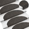 Self Adhesive Stair Treads 20 Pcs 65 X 21 X 4 Cm Anthracite Gray Semi Round Large