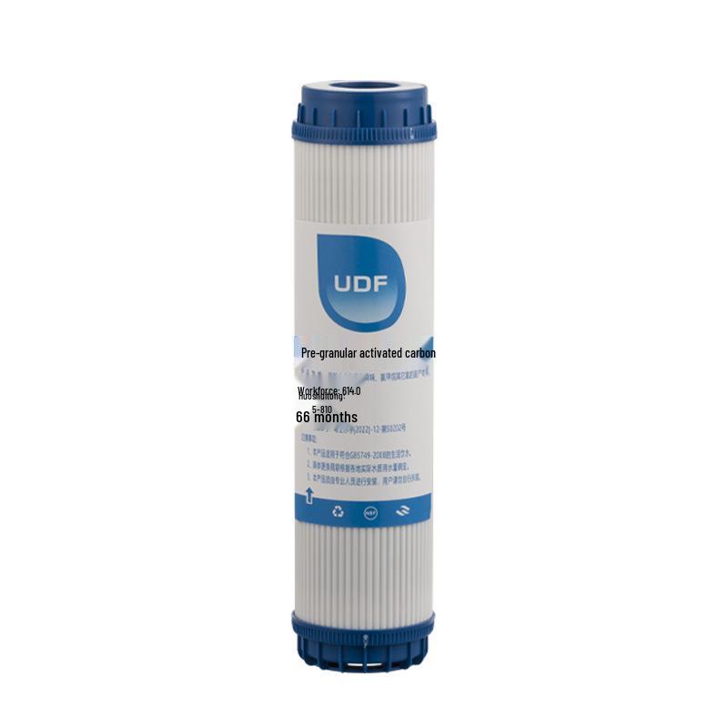 10-Inch Granular Activated Carbon Water Purifier Filter Set, 6cm OD