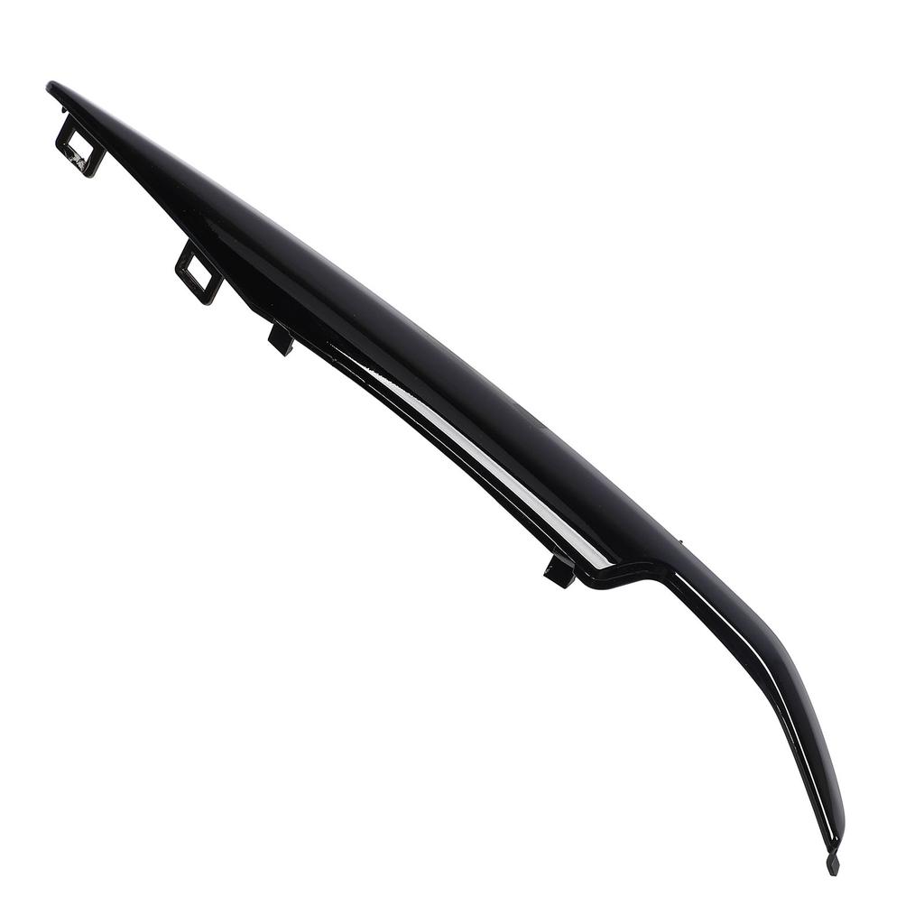 Front Bumper Lower Cover Trim Glossy Black Scratch Resistant Stylish Look Bumper Fog Light Trim for