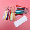 Set Of 10 White Paper Bookmarks with Tassels Handmade Reading Bookmarks Supplies for Kid Adult Art Painting Project