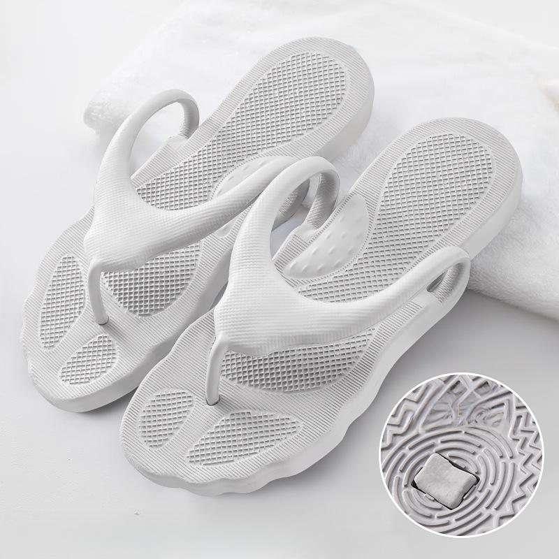 

Шлепанцы для деловых поездок Портативные складные одноразовые тапочки для пляжа в отеле для ванной комнаты с нескользящей подошвой 44-45 серый