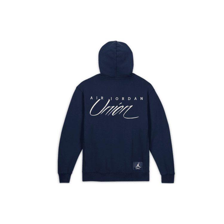 Jordan X Union Mj Fleece Hoodie Asia Sizing DV7335-419