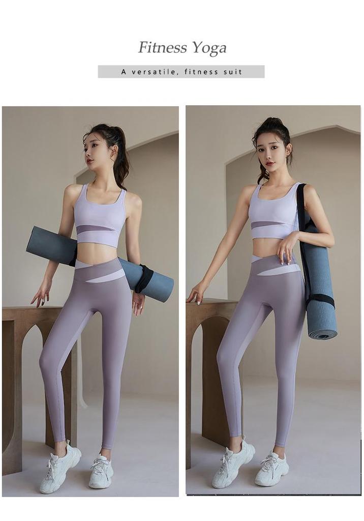 Women's Shockproof Sports Bra - Summer Yoga Fitness Vest with Stylish Back Design