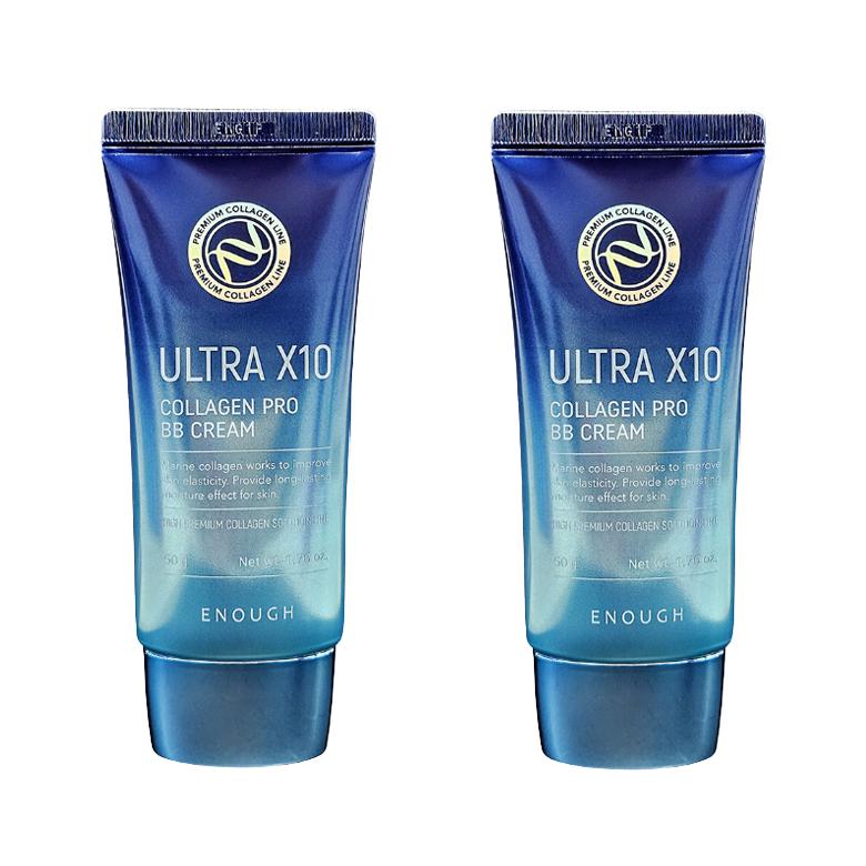 ENOUGH BB Cream Pro al Collagene Ultra X10 50g / Crema Solare 50g (7 Opzioni)