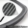 2/4pcs Universal Fiber Car Truck Body Kit Trim Fender Flare Rubber Wheel Eyebrow Anti-scratch Strip Lip Stickers Black/