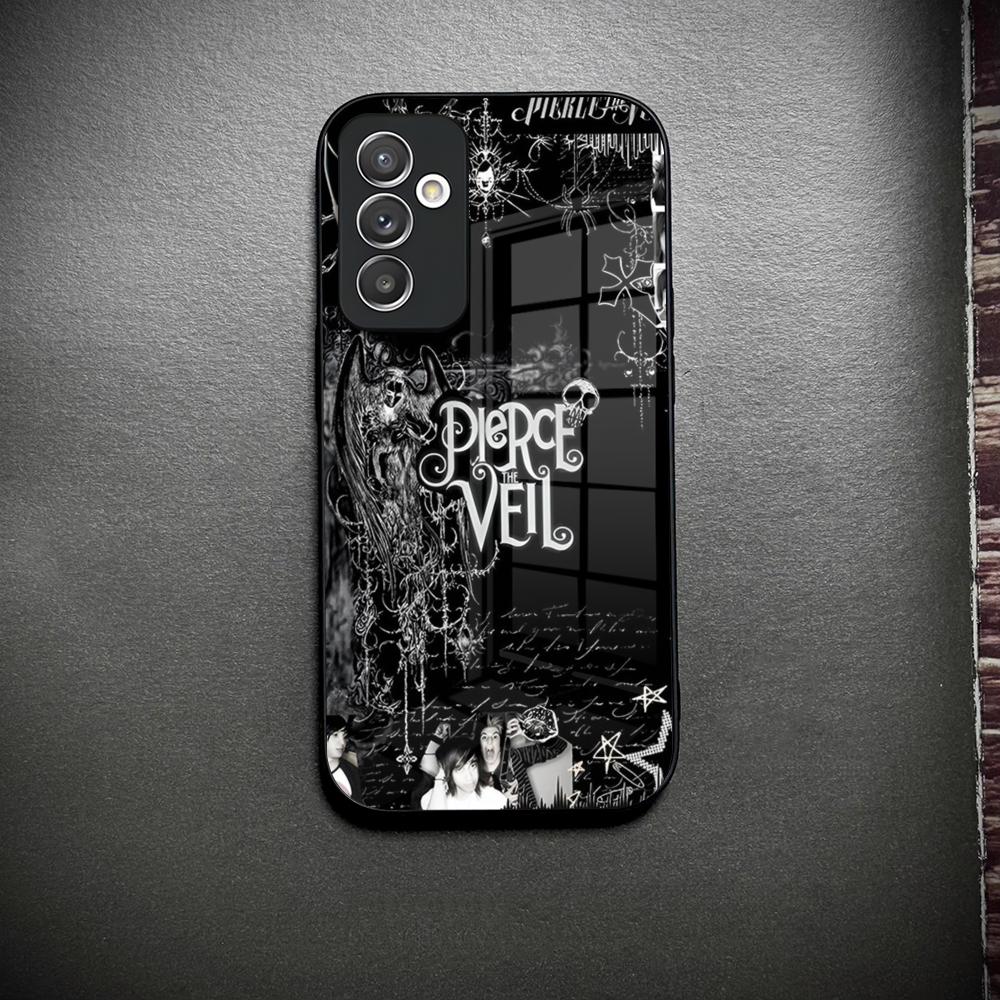 P-Pierce The Veil Band Handyhülle Glas Für Samsung Galaxy S26 S23 S25 S24 S21 S22 S20 Ultra Fe Plus A34 A15 A14 Hülle