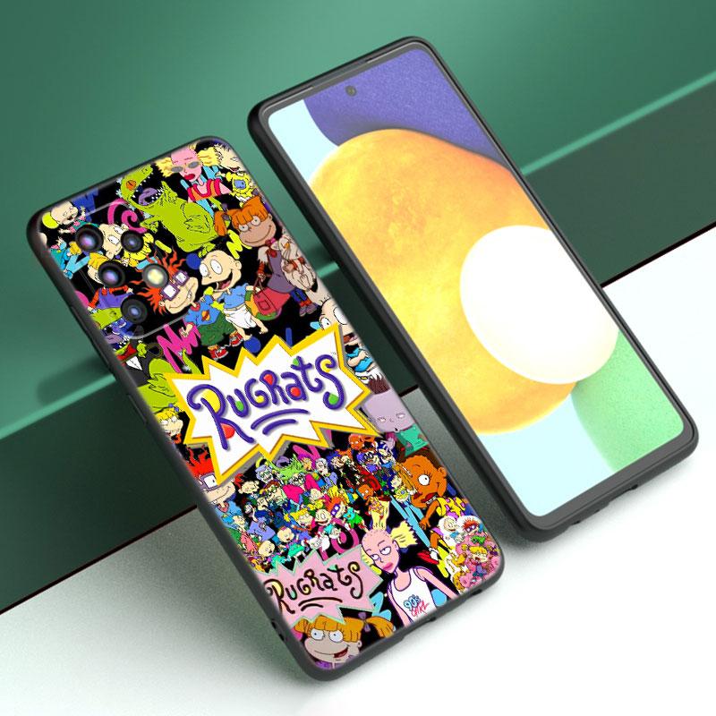 Cartoon R-Rugrats Phone Case For Samsung A13 A22 A24 A32 A23 A25 A34 A35 A52S A53 A54 A55 A73 5G A12 A14 A15 A31 A33 A50 A51 A72