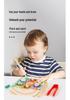 Kids' Wooden Beehive Fishing Toy - Ages 3+ for Concentration, Insect Catching, and Color Recognition