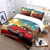 Vintage Car Summer Beach Set Exquisite Three-Piece Bedding Set Gift For Kids And Adults