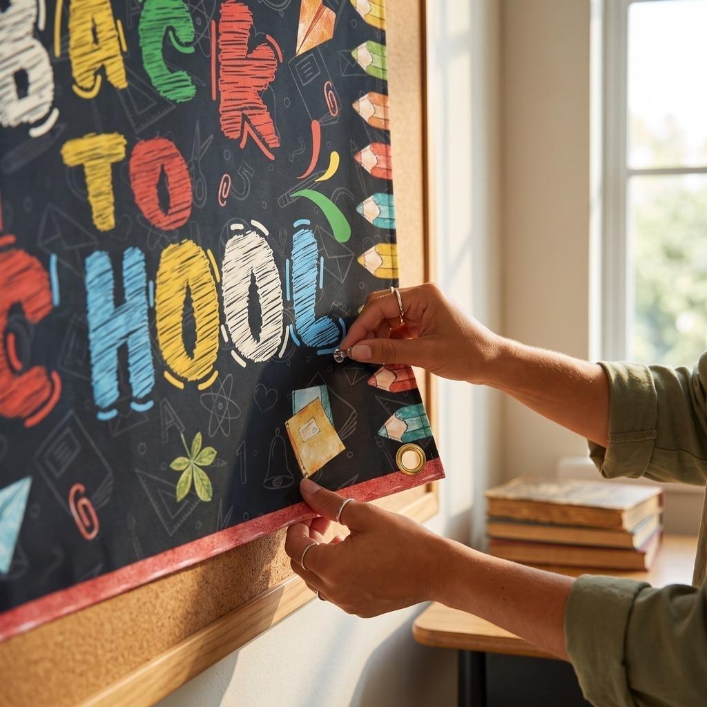 Back to School Photo for Party Decorations