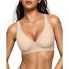 Deep No Steel Rings Comfortable Support No Steel Rings Breathable Gathering Bra Large Size Underwear