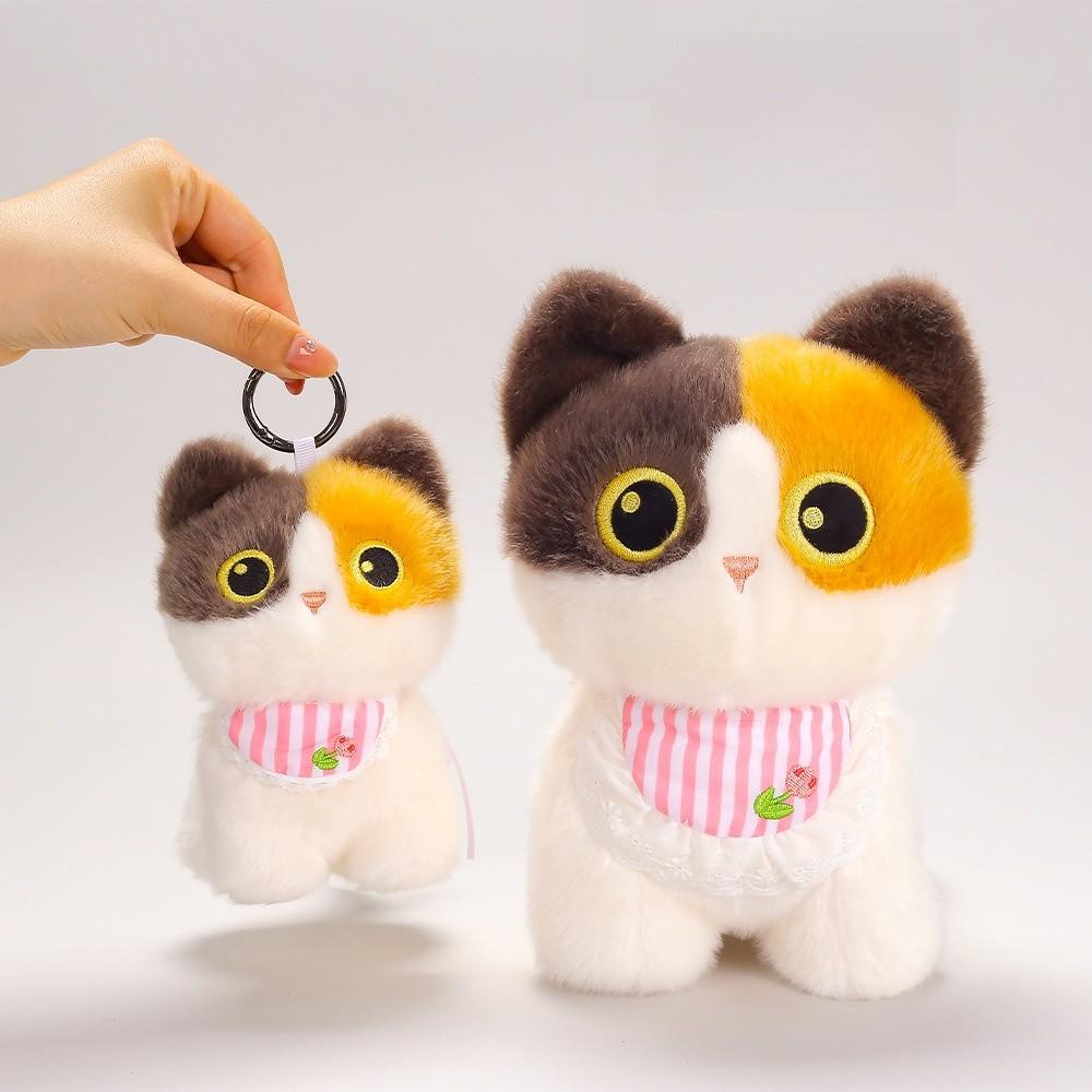 Bambola Gatto Peluche Multiai con Imbottitura in Fibra di Poliestere per Stanza dei Giochi dei Bambini e Regalo