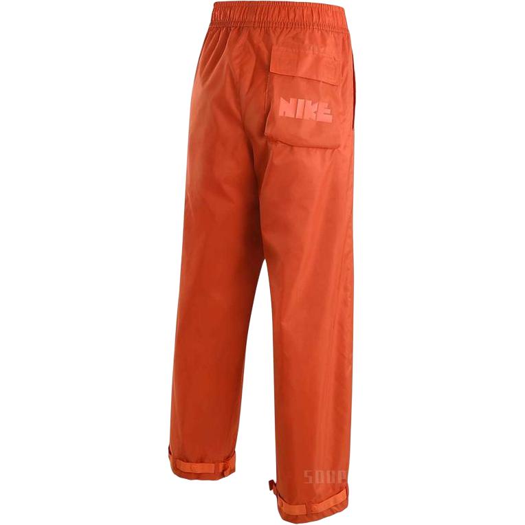 Nike X Atmos Pink Collaboration  Nsw Circa Series Ss22 Solid Loose Woven Sports Casual Pants Women pants Orange DM6782-861