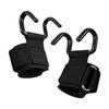 2pcs Heavy Duty Strap Lifting Hook Strap Adjustable Wrist Strap Pull Up Hook  Gym Workout