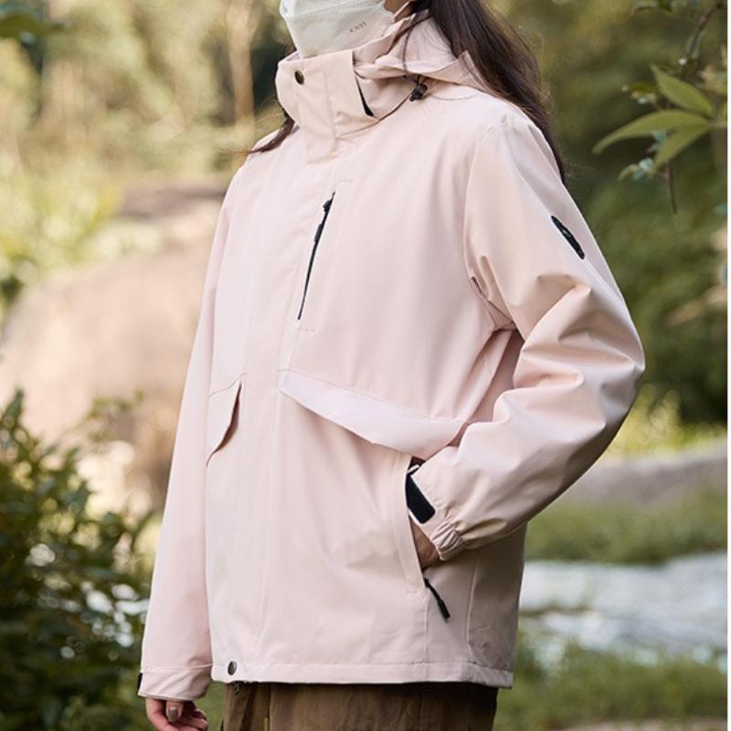 Three-proof Three-in-one Liner Removable Outdoor Use Active Couple Style Mountaineering Jacket Jacket Travel Jacket for Men