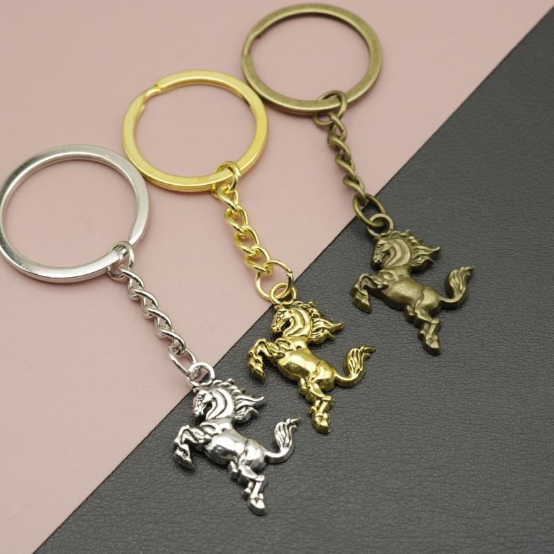 1Pc Sporty Western Cowboy Hat Boots Horse Keychain Men'S Key Chain Bag Pendant Charm Key Ring